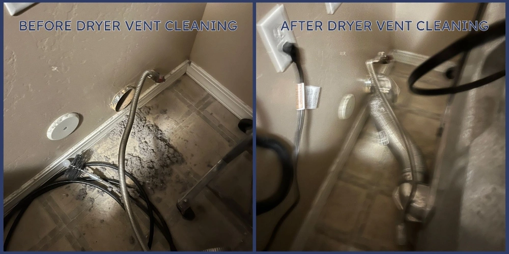 dryer vent cleaning by north mountain contracting in flagstaff