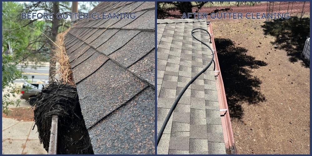 flagstaff gutter cleaning by north mountain contracting