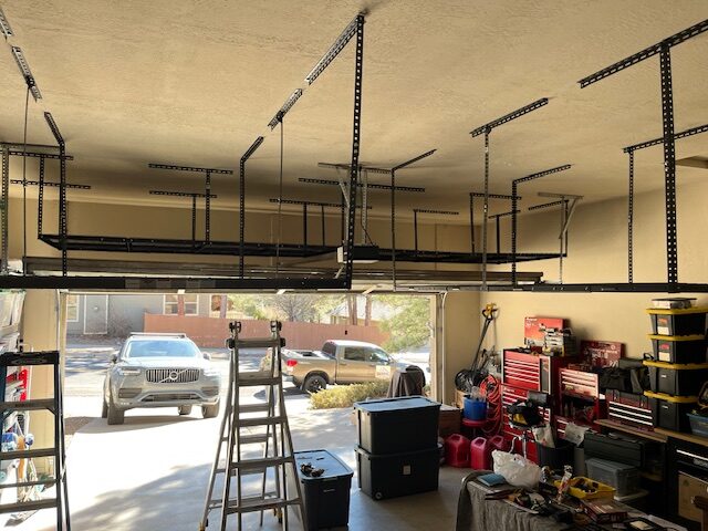 garage rack installation